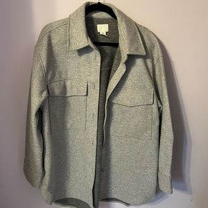 H&M gray shacket